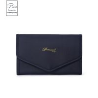 2021超火丝绒首饰包法式精致高档旅行便携饰品珠宝项链首饰收纳袋 藏蓝色(仿记忆布面料)