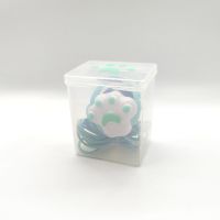 重低音线控学生可爱耳机华为OPPO小米vivo带麦挂耳式耳塞手机通用 清新绿 盒子[无耳机]