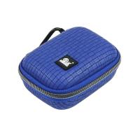 数据线收纳包 充电器收纳包随身便携 耳机包u盘固态硬盘收纳包 11x8x5.5厘米 蓝色