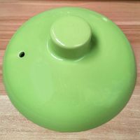 清仓处理彩色砂锅盖子配件陶瓷沙锅盖子微瑕疵汤煲炖锅汤锅盖子 直径15CM绿色