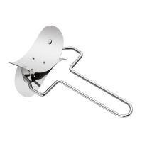 [304不锈钢加厚加粗]包饺子神器饺子皮水饺模具捏饺子厨房工具 304不锈钢饺子切片器