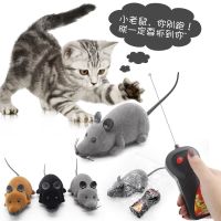 逗猫咪玩具老鼠无线遥控仿真老鼠电动逗猫 宠物玩具带遥控批发 大号黑色