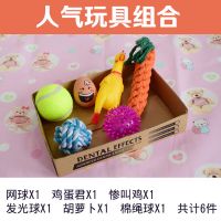 小型犬狗狗玩具套装泰迪狗磨牙耐咬发声玩具球幼犬玩耍球宠物玩具 人气套餐(六个装)