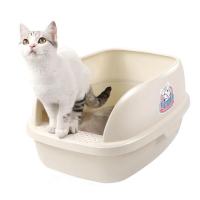 猫乐适沙盆猫砂盆半封闭猫厕所小号幼猫防外溅特大号屎盆猫咪用品 小面包(适合4-5只幼猫)送猫砂铲