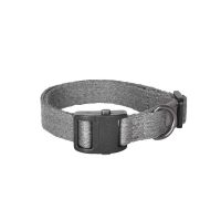 多尼斯狗狗项圈大型中型犬遛狗绳子宠物狗带颈圈柯基柴犬小狗脖圈 木代尔项圈(灰色) S(建议20斤以内)