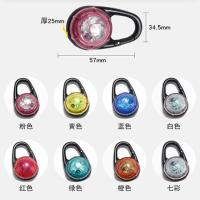 led狗发光吊坠防水 宠物猫咪饰品猫牌狗牌身份牌夜间遛狗灯 橙色