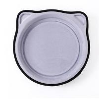 猫吊床秋千窗户玻璃吸盘式晒太阳四季猫窝挂床猫爬架猫咪跳台猫锅 灰色 S 码