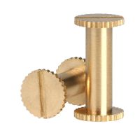 铜子母螺丝铜子母铆钉夹板螺丝钉相册账本十字对接螺钉M4M5 M4*35[2颗]双头可拆