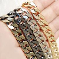 扁链包包链条配件带包带肩带单买斜挎小包包链子不掉色金属链 枪黑总长60厘米