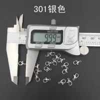 diy饰品配件串珠项链扣/手工材料手链扣头/龙虾扣子特价 龙虾扣301银色50颗送铁圈
