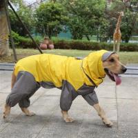 狗狗全包款四脚雨衣3-100斤大中小型犬防水狗衣服大狗宠物雨披 鹅黄色 12全包款(适合7斤内狗狗)