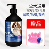 狗狗沐浴露杀菌杀螨去虱幼犬金毛泰迪狗洗澡沐浴露狗狗驱虫沐浴露 基础款[1瓶沐浴露+洗澡套装]