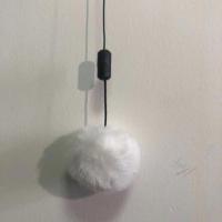 猫咪自嗨神器 自动逗猫器 电动猫玩具 电动升降球逗猫棒 白色 配件(一根绳+毛球)