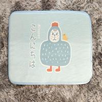 MISSPET宠物冰丝凉席夏天降温猫咪垫凉席垫狗垫子睡觉用 [蓝]一份贱鸡 小号 40*60cm