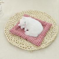 会叫仿真猫咪毛绒玩具公仔玩具猫假猫儿童玩具送闺蜜创意生日礼物 小号会叫波斯猫 单只猫咪[普通包装]