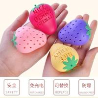 40片/50片/60片/70片/迷卡熊自发热暖手蛋替换芯暖手宝暖手贴神器 草莓蛋壳 10芯1蛋壳