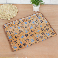 狗毯子秋冬保暖泰迪狗床狗狗垫子宠物深度睡眠猫狗窝毛毯四季被子 驼色 S-60*40