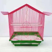 鸟笼鸽子笼虎皮鹦鹉八哥绣眼百灵鸟笼子大号特大号超大繁殖养殖笼 单层别墅笼子+13件套