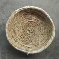 鸽子用品鸽子窝玉米皮防侧翻草窝鸟窝蛋窝塑料巢盆赛信鸽繁殖草窝 平底草窝1个