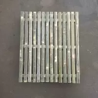 加厚防啃咬兔用塑料底板脚垫兔子漏粪板兔笼竹子底板兔垫竹脚板 竹底板30*50厘米
