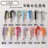 万能手机挂绳挂牌创意背带二合一手机壳钥匙金属扣时尚通用吊绳 白色