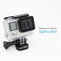 适用Gopro Hero9/8/7/6/5/4/3+相机防水壳保护壳潜水壳防水壳配件 gopro4 3+防水壳