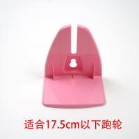 仓鼠向日葵静音跑轮金丝熊转轮仓鼠玩具用品钢轴带支架不卡脚滚轮 向日葵跑轮塑料支架 粉色