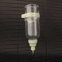 龙猫水壶饮水器花枝鼠松鼠蜜袋鼯兔子土拨鼠防咬玻璃喝水壶专用 177ml玻璃水壶