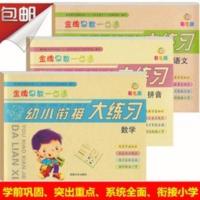 幼儿园大班学前班幼小衔接练习册语文数学拼音幼升小暑假作业全套 幼小衔接大练习
