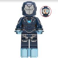 樂高复仇者3联盟托尼人仔钢铁侠MK战甲灭霸拼装益智积木男孩玩具 1247救援者装甲-小辣椒 以上均为袋装