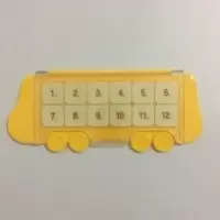 逻辑高翻翻板欧智宝公车板(不含教材)小康轩幼儿园数字训练记忆 逻辑高翻翻板欧智宝公车板(不含教材)小康轩幼儿园数字训练记
