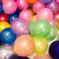 1000个升空气球批发会飘空儿童彩色无毒装饰生日派对布置彩色卡通 100个装 混色