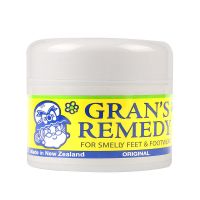 GransRemedy新西兰老奶奶臭脚粉去脚汗脚气除臭味去异味男女通用 黄色(原味)