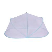 婴儿床蚊帐儿童宝宝床防蚊帐罩bb小孩新生儿无底可折叠蒙古包通用 薄荷绿[无防蚊边] 长95*宽45*高47[0-2岁]