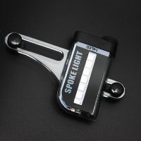 智能感应辐条灯七彩自行车灯装饰灯儿童山地车夜间骑行爆闪车轮灯 后轮一个