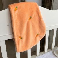 水果小清新干发帽女强吸水浴帽洗头发速干毛巾可爱少女心包头巾[9月5日发完] 胡萝卜干发帽