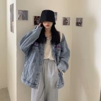 牛仔外套女2020年秋季新款刺绣韩版宽松原宿bf风复古洋气夹克上衣 图片色 优质面料 S