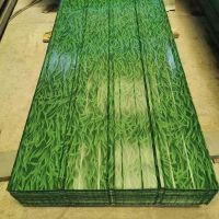 绿色小草彩钢板彩钢瓦铁皮围栏铁皮板雨棚遮阳棚围墙瓦护栏家用 0.5米长/张 0.2mm厚小草瓦楞(90公分宽)
