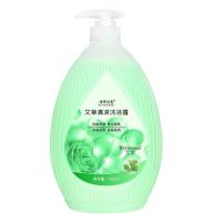 薰衣草香氛沐浴露香味持久留香夏天清凉男女学生洗澡沐浴乳大瓶装 500ML[新品一斤体验装] 艾草清凉沐浴露送浴球