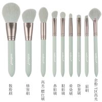 魅后9支清恋化妆刷套装散粉高光眼影软毛初学彩妆工具 清恋9支套装刷