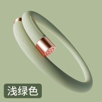 锐舞元气驱蚊手环宝宝防蚊神器大人儿童户外随身用品防蚊子贴环扣 强效驱蚊*送6根驱蚊棒*手脚通用 [成人款]玫红色