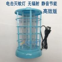 家用电击灭蚊灯led捕蚊器无辐射静音餐厅驱蚊神器孕妇婴儿捕蚊灯 蓝色-高效版