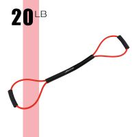 劳拉之星拳击速度训练空击阻力绳器材泰拳散打搏击弹力带抗阻耐力 红色20磅升级