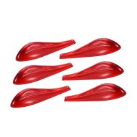 汽车大灯防撞条车用扰流条防刮蹭条防磕碰保护贴汽车装饰用品通用 .红色