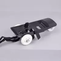 电动车助推器摩托车爆胎拖车器万向轮挪车辅助工具瘪胎骑行器神器 ABS款助推器