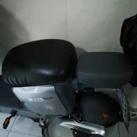 超加大电动车防水坐垫座套国标雅迪Q1 DE2 N1爱玛绿源新日XC2九号 超大防水黑色前座套