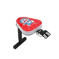 电动摩托踏板车电瓶车前置儿童折叠座椅小孩宝宝安全带娃车坐凳 摩的红色单座