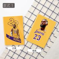 NBA湖人队詹姆斯周边笔记本记事薄A5日记本篮球纪念品学生文具男 款式1 60张(120页)