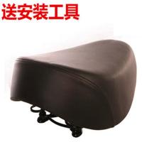 电动车坐垫电瓶车鞍座电动自行车座垫座子加大加厚座椅四个弹簧 两个弹簧+黑色塑料壳+工具