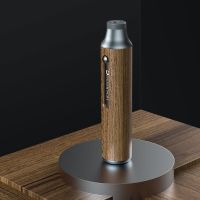 车载不掉烟灰神器便携移动烟灰缸随身携带户外开车旅行抽烟免弹烟 精致礼盒套装+高档胡桃木材质